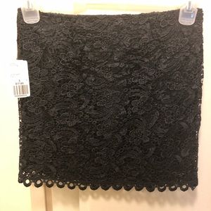 Forever 21 black lace mini skirt